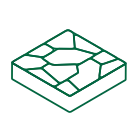 Hardscape installation icon